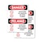 Signmission 5 in Width, Vinyl Decal, Rectangle, Bilingual OS-2PACK-DS-D-57-VS-1016 - alternate 1